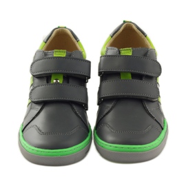 Sapatos com elemento refletivo Bartuś verde cinza 4 Sapatos com elemento refletivo Bartuś verde cinza 4