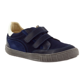 Sapatos de menino com nabos Bartuś azul marinho 1 Sapatos de menino com nabos Bartuś azul marinho 1
