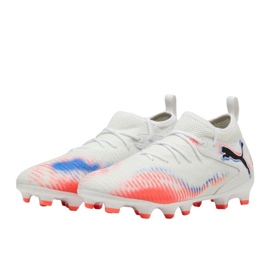 Puma Future 8 Match FG/AG JR 108614 01 Sapatos de futebol branco 1