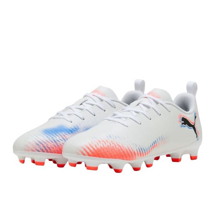 Puma Future 8 Play FG/AG JR 108622 01 Sapatos de futebol branco 1