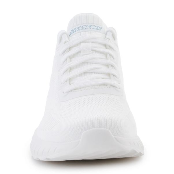 Skechers Bobs Squad Chaos enfrenta sapatos em 117209-de branco 2