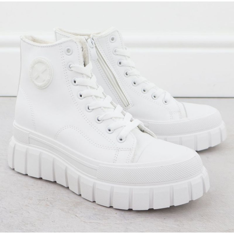 News Tênis de notícias na plataforma em 9152 Eve513 branco 2