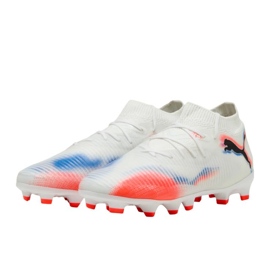 Puma Future 8 Pro FG/AG JR 108613 01 Sapatos de futebol branco 2