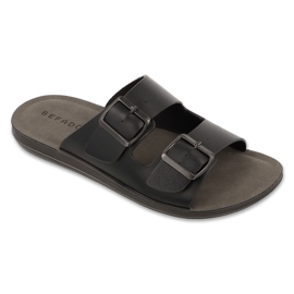 Flip de couro masculino Befado 158m025 preto 1