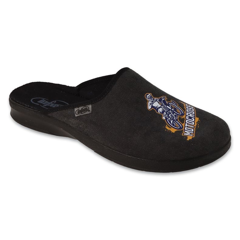 Chinelos masculinos Befado com estampa MOTOCROSS 548M041 cinza 1