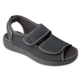 Dr.orto Befado sandálias masculinas PU 077M003 cinza-verde 1