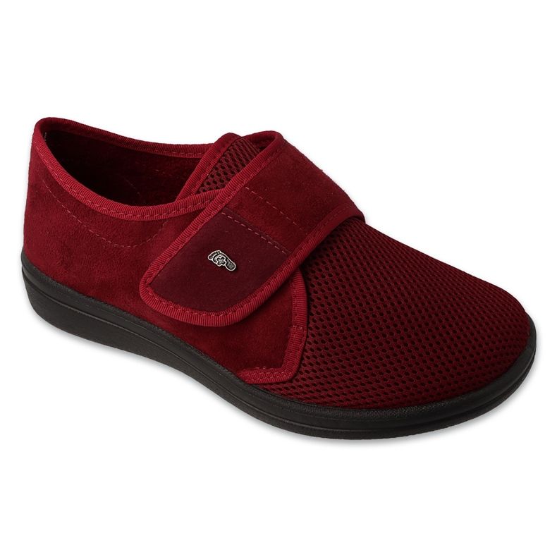 Calçado Befado calçado feminino com tira de velcro e inserto de PU substituível 088D003 vermelho 1