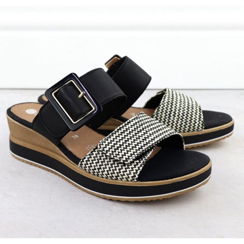 Sandálias de cunha remonte em d6463-03 rkr786 2