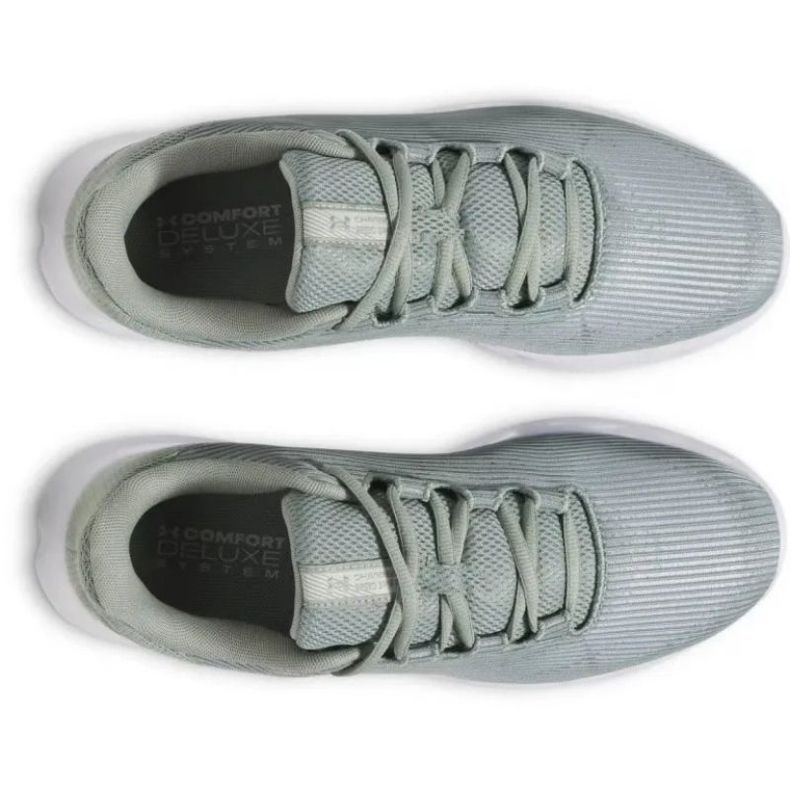 Under Armour UA cobrou velocidade Swift M 3026999-348 Sapatos verde 2