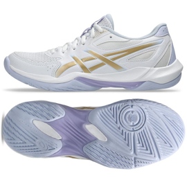 ASICS Gel-Bocket 12 Sapatos de vôlei em 1072A119 102 branco 1