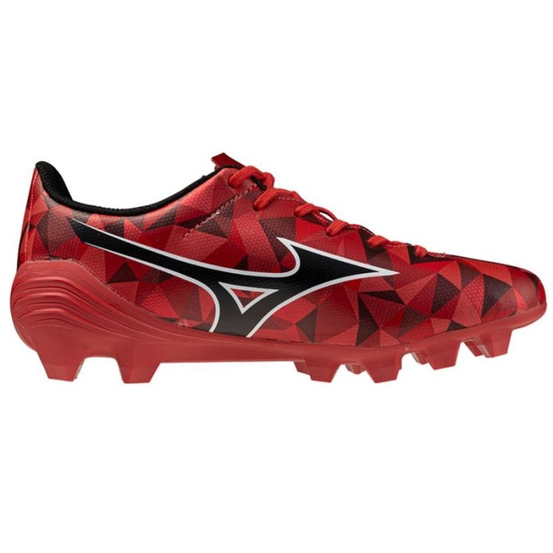 Mizuno Alfa II Selecione Jr FG P1GB256560 Sapatos vermelho 2