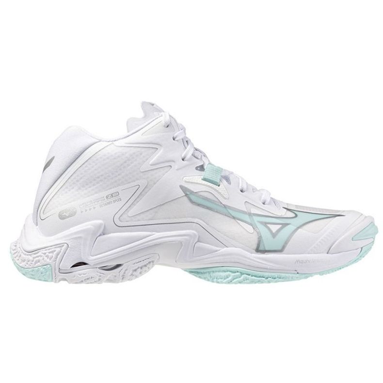 Iluminação de ondas Mizuno Z8 Sapatos médios em V1GC240545 branco 2