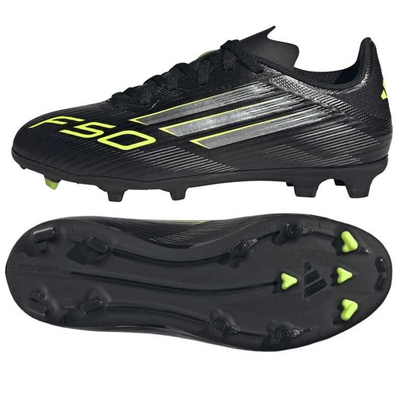 Adidas F50 League FG/MG Jr JH7744 Sapatos preto 1