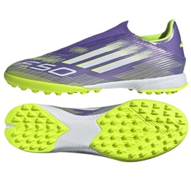 Adidas F50 League LL Tf M JH7727 Sapatos roxo 1