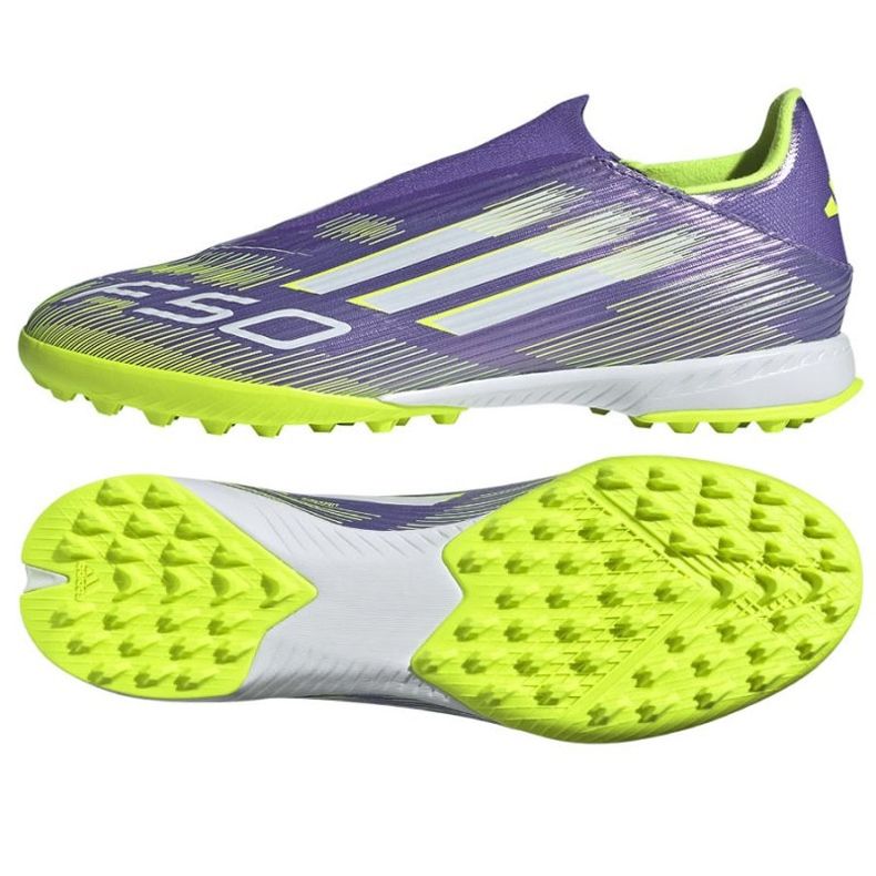 Adidas F50 League LL Tf M JH7727 Sapatos roxo 1