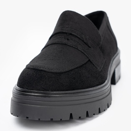 Diamantique Sapatos femininos elegantes na plataforma preto 1