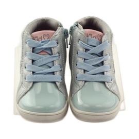 American Club Borboletas azuis americanas para meninas esportivas cinza azul 4