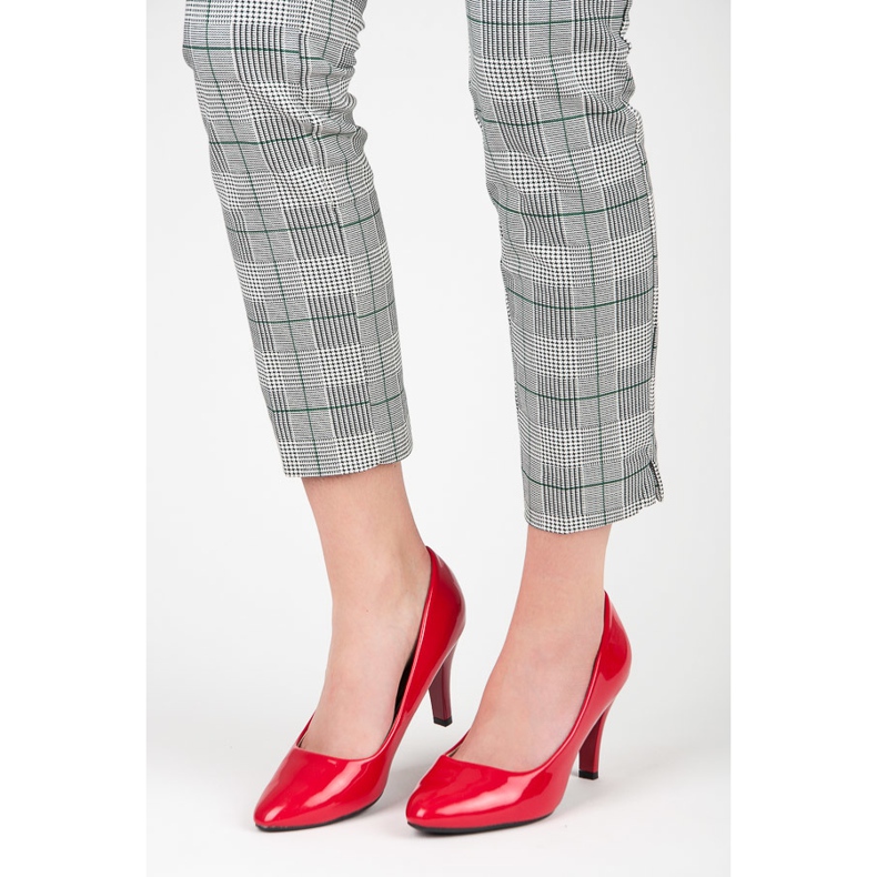 Sapatos de salto alto vermelho 1