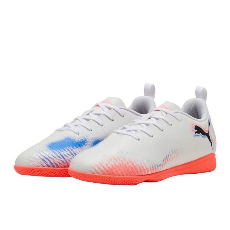 Puma Future 8 Play It JR 108627 01 Sapatos de futebol branco 2