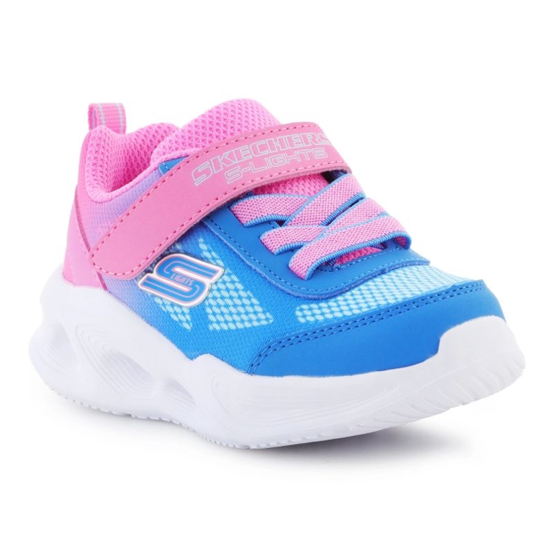 Skechers S Lights-Skechers Sola Glow-ombre Deluxe JR 303714n-HPBL azul 1