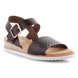 Sandálias Skechers Desert Kiss-sunny Flair em 114143-Choc marrom 1