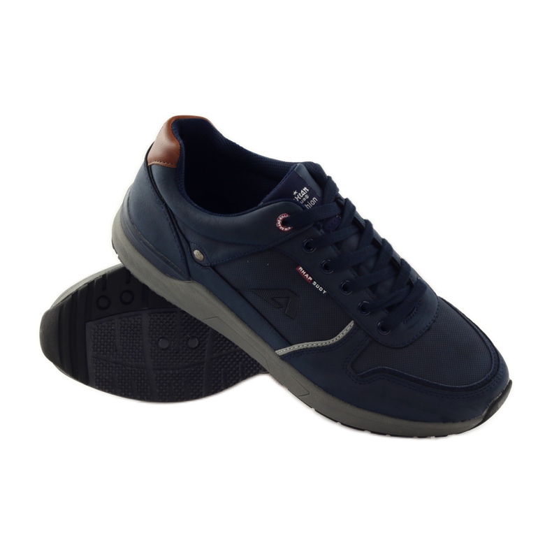 American Club Tênis esportivo masculino American 610184 azul marinho 3