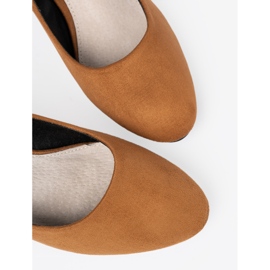 Goodin Camurça de salto alto caramelo 1