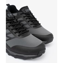 Sapatos esportivos masculinos em tons de cinza DK 1