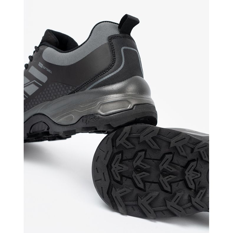 Sapatos esportivos masculinos em tons de cinza DK 2