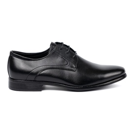 Shelvt Sapatos masculinos elegantes em preto e brilho clássicos 2