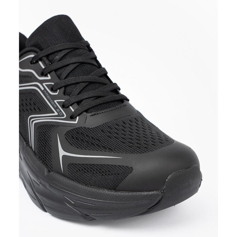 Shelvt Sapatos de esportes pretos claros em uma única sola de McArthur 1