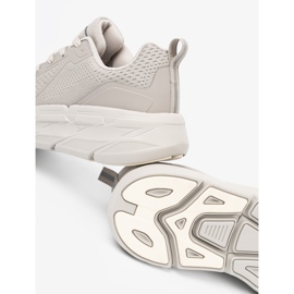 Shelvt Light -Beige Sports Shoes com malha McArthur 1