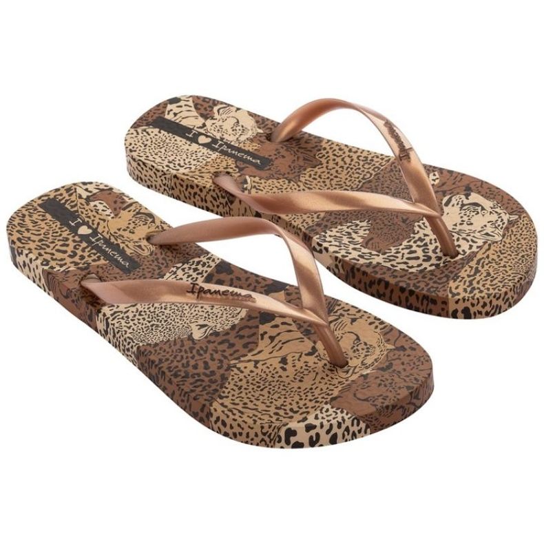 Ipanema Animal Flip -Flops em 83617ay384 castanho 1