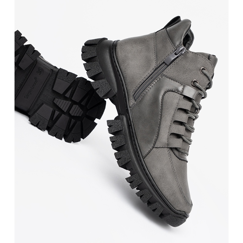 Trapers de renda grossa de Sergio Leone cinza 1