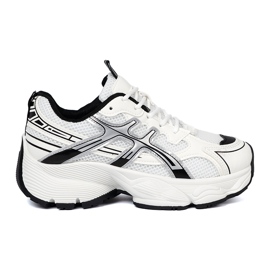 Shelvt Tênis brancos e brancos confortáveis com uma malha 2