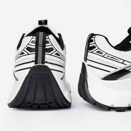 Shelvt Tênis brancos e brancos confortáveis com uma malha 1