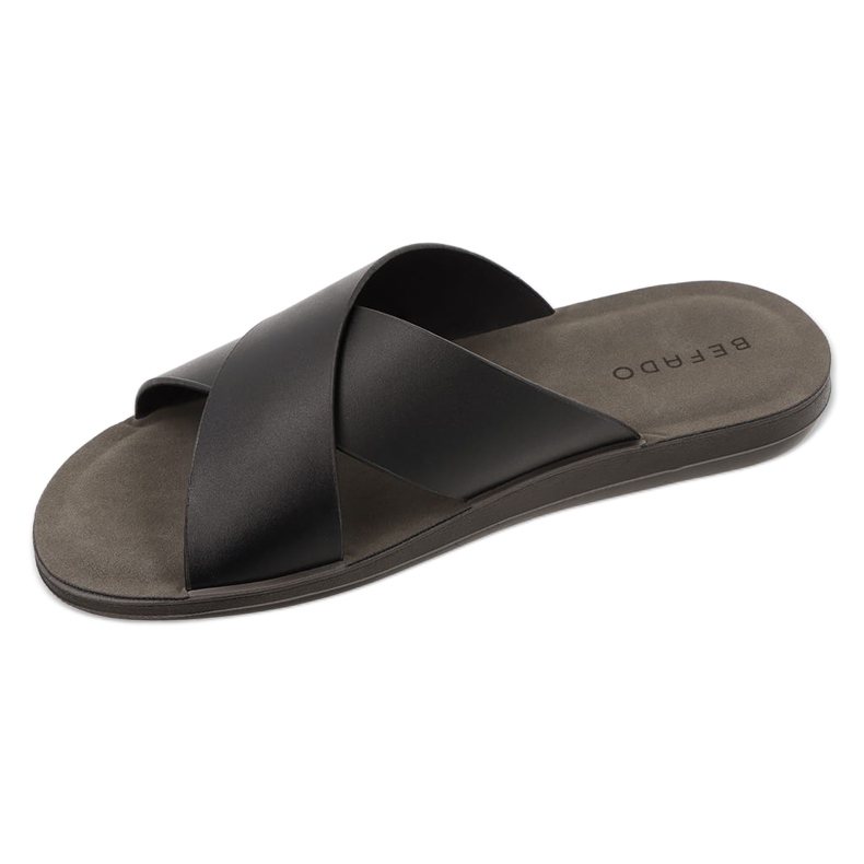Flip -flops masculinos de Befado 158m026 preto 1