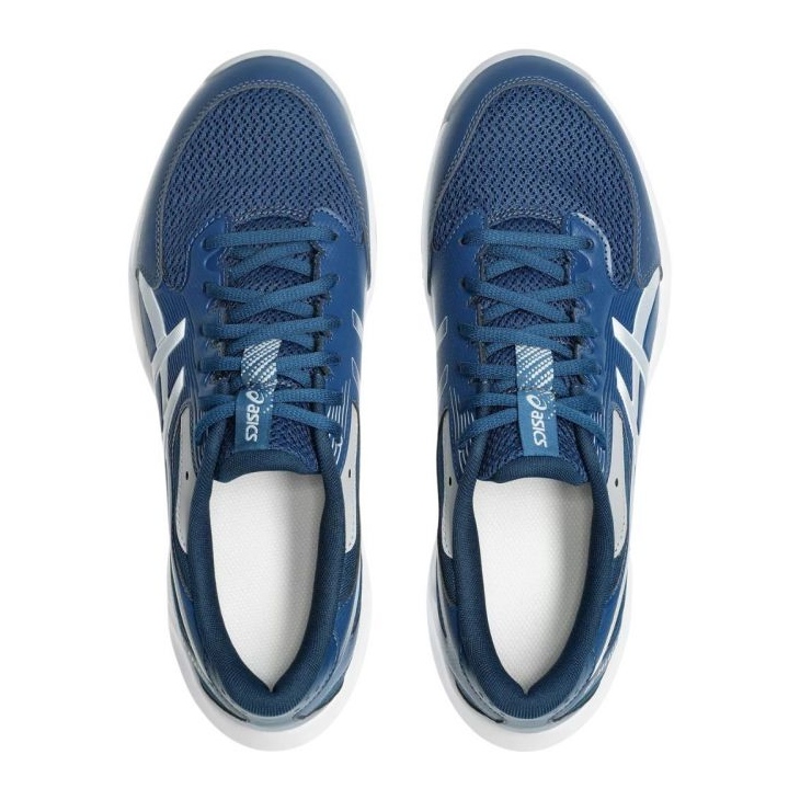 Sapatos de vôlei de gel-bocket asics 12 m 1071a116 400 azul 2
