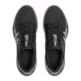 Asics Sapatos de vôlei de gel de gel de gel 12 m 1071a116 001 preto 2