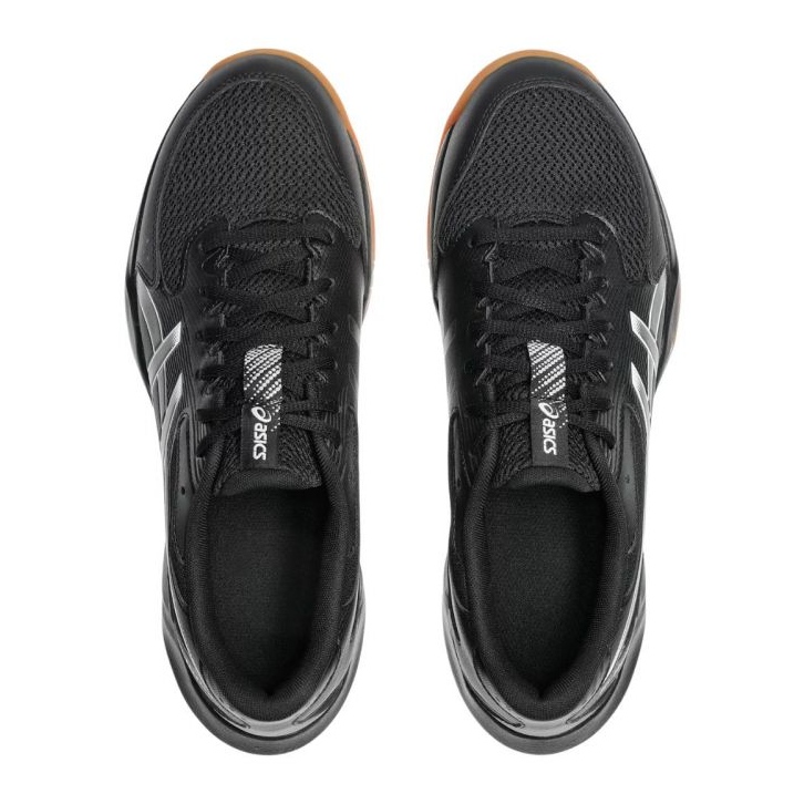 Asics Sapatos de vôlei de gel de gel de gel 12 m 1071a116 001 preto 2