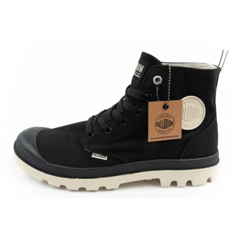 Palladium Pampa Chrome 74470-008-M Sapatos de paládio preto 2