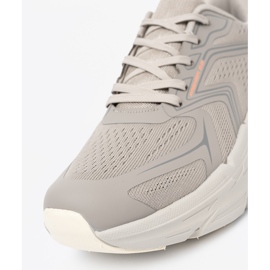 Shelvt Sapatos esportivos cinza confortáveis com estrutura de malha McArthur 1