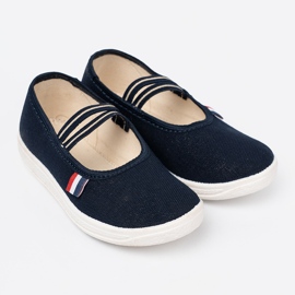 Shelvt Sapatos azuis marinhos leves com uma alça flexível 1 Shelvt Sapatos azuis marinhos leves com uma alça flexível 1
