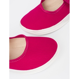Shelvt Tênis infantis para velcro rosa 1