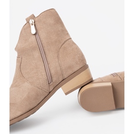 Seastar Botas bege camurça botas de cowboy 2