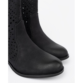 Seastar BOTAS BLACK OPENWORK preto 1