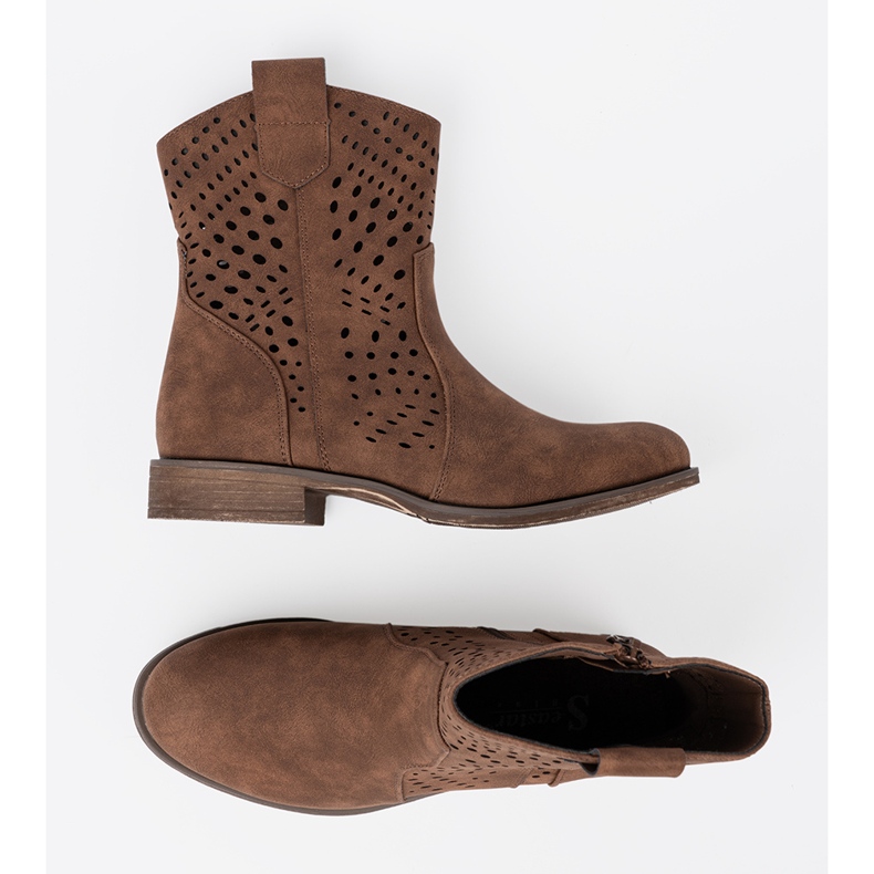 Seastar Botas marrons de abertura marrom 2