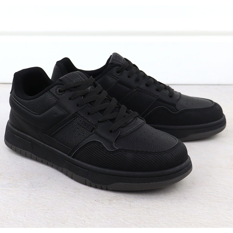 Sapatos esportivos masculinos Black Big Star SS174005 preto 1