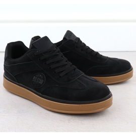 Sapatos esportivos masculinos Black Big Star SS174019 preto 1