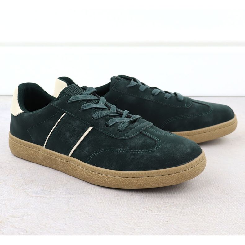 Sapatos esportivos masculinos Green Big Star SS174076 verde 1